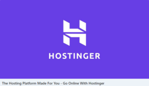 Read more about the article Hostinger: Unveiling the Number (1) Ultimate Web Hosting Choice for Your Website.