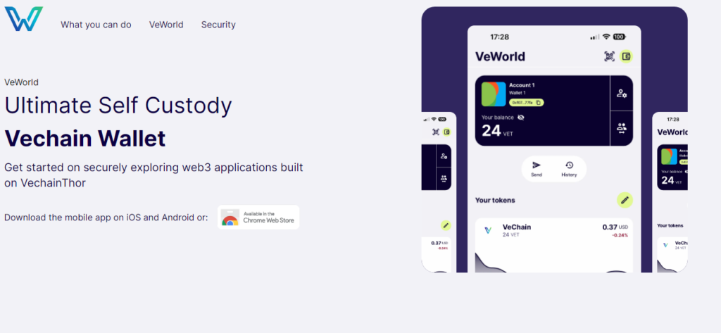 Blockchain Companies: VeChan's VeWorld Ultimate Self wallet